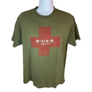 Vintage M*A*S*H TV Promo Shirt | Size Large | Green | Dated 2006
